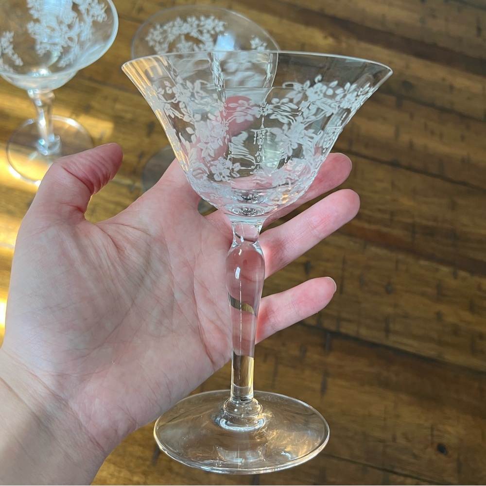 Morgantown Mikado Liquor Cocktail Glasses Set of 3